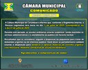 📢 Comunicado – Recesso Legislativo