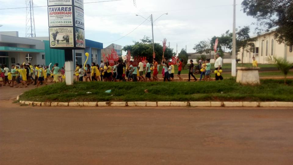 Maio Amarelo em Corumbiara