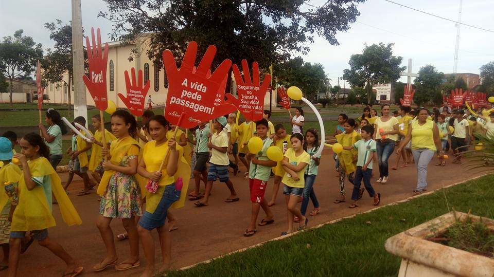 Maio Amarelo em Corumbiara