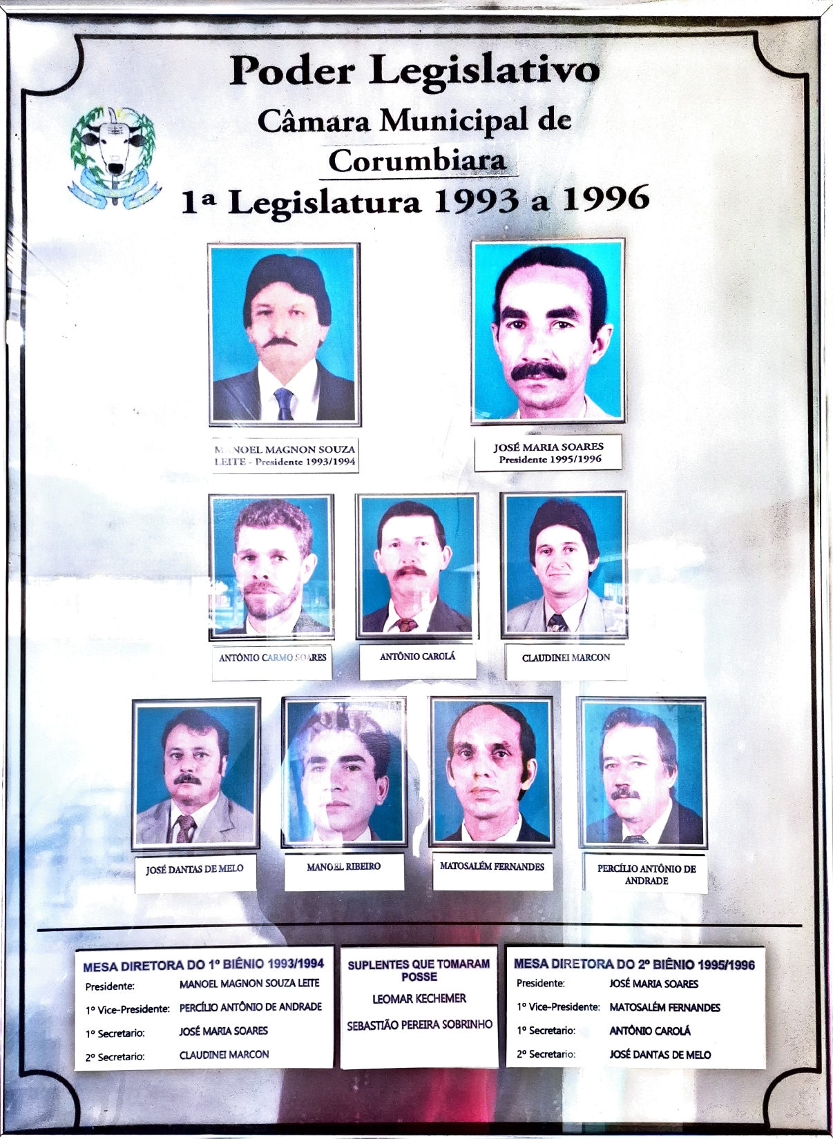 1ª Legislatura 1993 a 1996