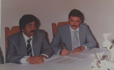 1° Prefeito e 1° Vice-Prefeito eleitos em Corumbiara-RO