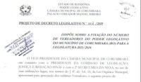 Projeto de Decreto nº 002/2019 pretende reduzir o número de vereadores na Câmara de Corumbiara
