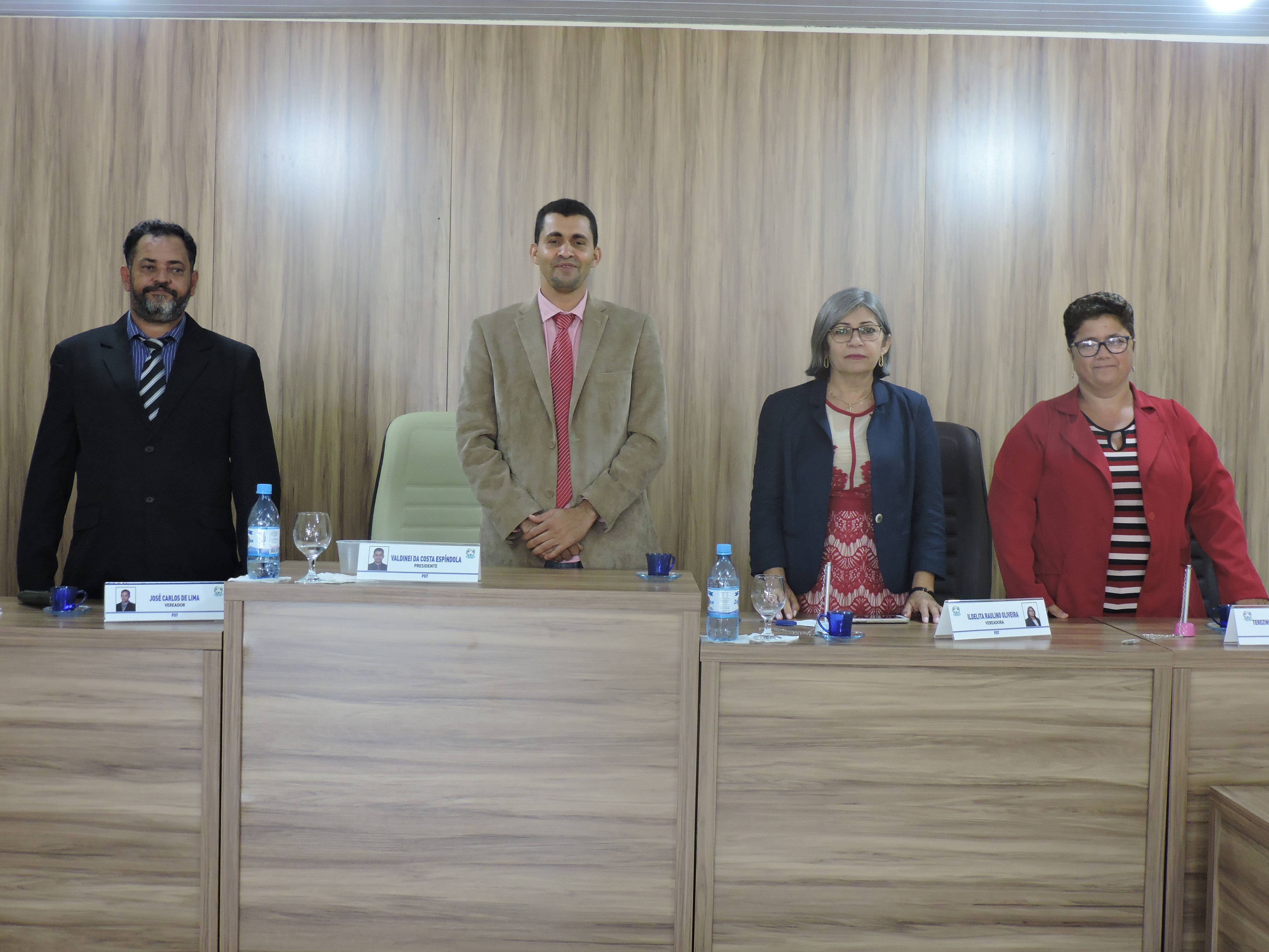 Vereadores da Nova Mesa Diretora tomam posse na Câmara Municipal de Corumbiara 